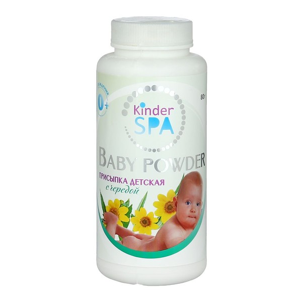 KINDER SPA ПРИСЫПКА ДЕТСКАЯ С ЧЕРЕДОЙ ПРИСЫПКА ДЛЯ ДЕТЕЙ 80 Г №1