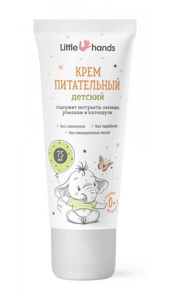 LITTLE HANDS КРЕМ ДЕТСКИЙ ПИТАТЕЛЬНЫЙ КРЕМ ДЛЯ НАРУЖНОГО ПРИМЕНЕНИЯ [ДЛЯ ДЕТЕЙ]  75 МЛ №1