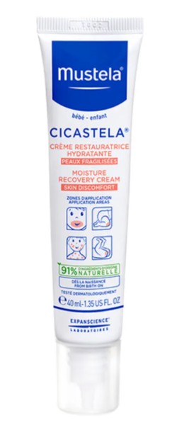 MUSTELA BEBE CICASTELA КРЕМ ВОССТАНАВЛИВАЮЩИЙ/УВЛАЖНЯЮЩИЙ КОСМЕТИЧЕСКИЙ КРЕМ  40 МЛ №1