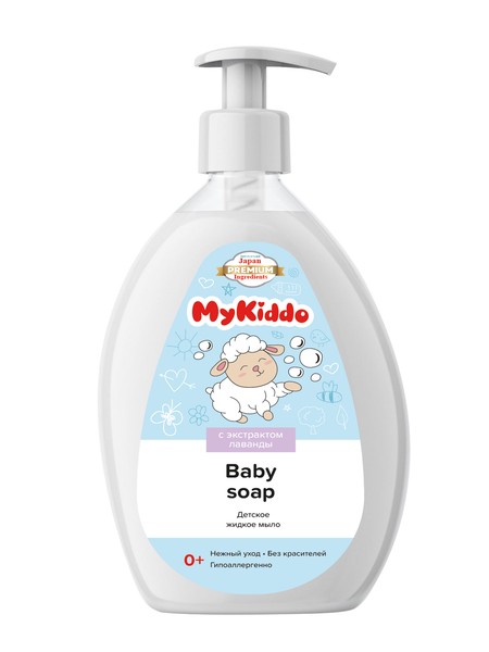 MYKIDDO МЫЛО ЖИДКОЕ ДЕТСКОЕ С ПАНТЕНОЛОМ МЫЛО ЖИДКОЕ ДЕТСКОЕ  300 МЛ №1