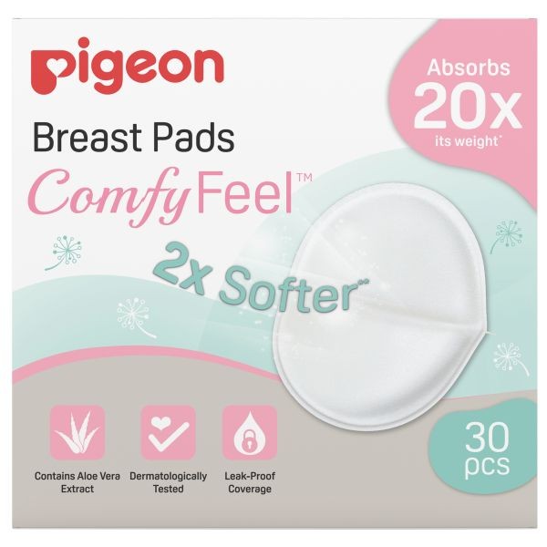 PIGEON COMFY FEEL ВКЛАДЫШИ Д/БЮСТГАЛТЕРА С АЛОЭ ПРОКЛАДКИ ЖЕНСКИЕ ГИГИЕНИЧЕСКИЕ ДЛЯ ГРУДИ №30