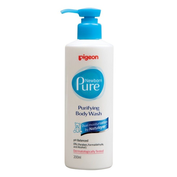 PIGEON NEWBORN PURE ГЕЛЬ ДЛЯ КУПАНИЯ КОСМЕТИЧЕСКИЙ ГЕЛЬ 200 МЛ №1