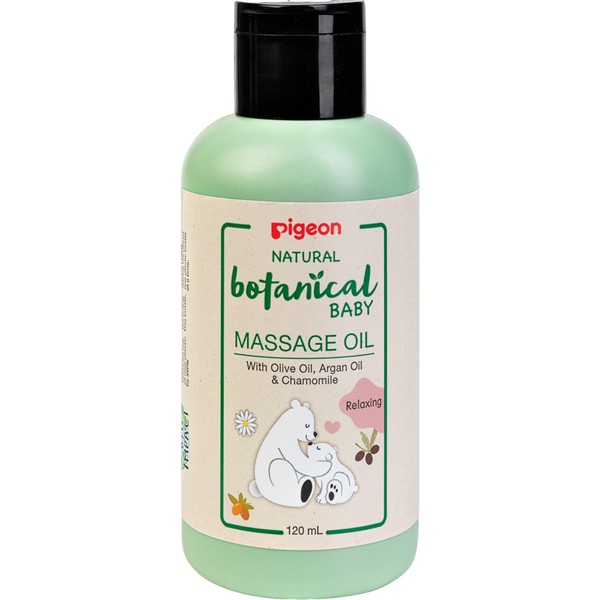 PIGEON NATURAL BOTANICAL BABY МАСЛО ДЛЯ ТЕЛА МАССАЖНОЕ КОСМЕТИЧЕСКОЕ МАСЛО 120 МЛ №1