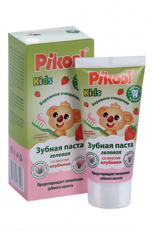 PIKOOL ЗУБН ПАСТА ДЕТСКАЯ КЛУБНИКА 0+ ЗУБНАЯ ПАСТА ДЕТСКАЯ  50 МЛ №1