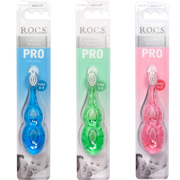 ROCS PRO BABY (0-3 ГОДА) ЗУБН ЩЕТКА Д/ДЕТЕЙ ЗУБНАЯ ЩЕТКА ДЕТСКАЯ   №1