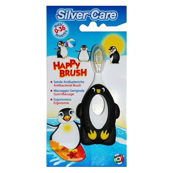 SILVER CARE ЗУБН ЩЕТКА ДЕТСКАЯ HAPPY BRUSH 6-36 МЕС МЯГКАЯ ЗУБНАЯ ЩЕТКА ДЕТСКАЯ   №1