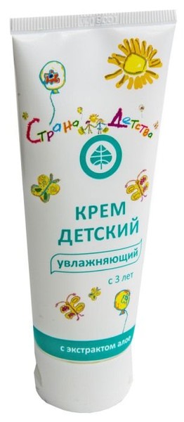 СТРАНА ДЕТСТВА КРЕМ ДЕТСКИЙ УВЛАЖНЯЮЩИЙ ЭКСТРАКТ АЛОЭ КОСМЕТИЧЕСКИЙ КРЕМ 75 МЛ №1