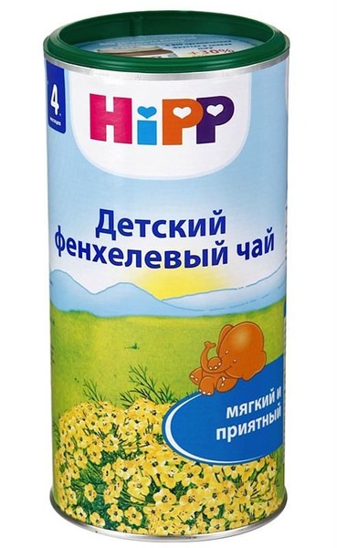 HIPP ФЕНХЕЛЬ С 0 МЕС ЧАЙ 200 Г №1