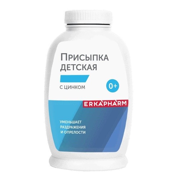 ЭРКАФАРМ ПРИСЫПКА ДЕТСКАЯ С ЦИНКОМ ПРИСЫПКА ДЛЯ ДЕТЕЙ  100 Г №1