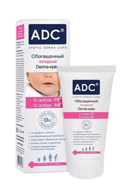 ADC DERMA-КРЕМ ОБОГАЩЁННЫЙ ЛИПИДНЫЙ КОСМЕТИЧЕСКИЙ КРЕМ 50 МЛ №1