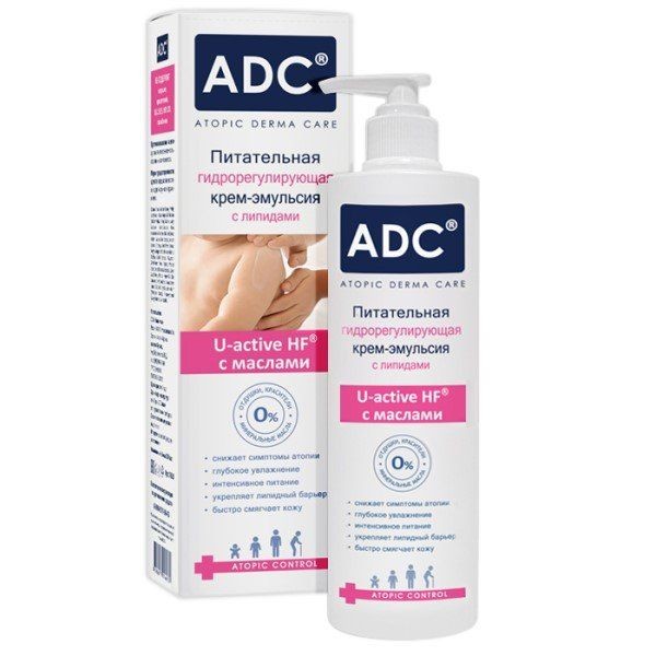 ADC КРЕМ-ЭМУЛЬСИЯ ПИТАТЕЛЬНАЯ ГИДРОРЕГУЛИРУЮЩАЯ КОСМЕТИЧЕСКИЙ КРЕМ 200 МЛ №1