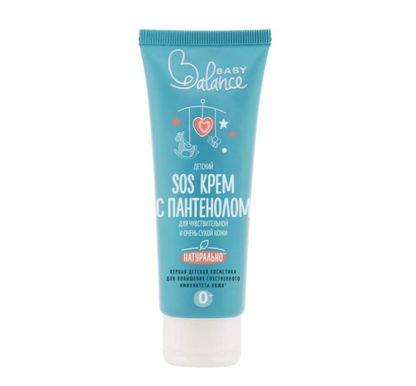 BABY BALANCE SOS КРЕМ ДЕТСКИЙ Д/ЧУВСТВ/ОЧЕНЬ СУХОЙ КОЖИ С ПАНТЕНОЛОМ КРЕМ ДЛЯ НАРУЖНОГО ПРИМЕНЕНИЯ [ДЛЯ ДЕТЕЙ] 75 МЛ №1
