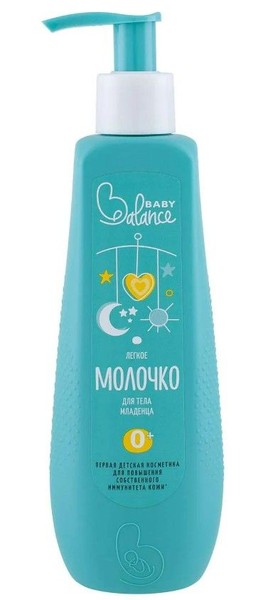 BABY BALANCE МОЛОЧКО Д/ТЕЛА МЛАДЕНЦА ЛЕГКОЕ МОЛОЧКО ДЛЯ ТЕЛА 250 МЛ №1