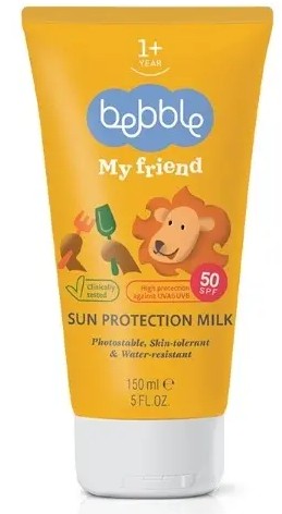BEBBLE MY FRIEND МОЛОЧКО Д/ТЕЛА СОЛНЦЕЗАЩИТНОЕ SPF50 КОСМЕТИЧЕСКОЕ МОЛОЧКО 150 МЛ №1
