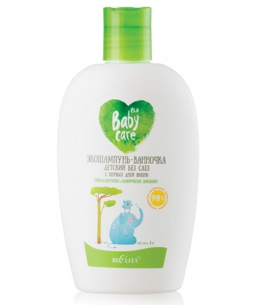 БЕЛИТА BABY CARE ЭКОШАМПУНЬ-ВАННОЧКА ДЕТСКИЙ БЕЗ СЛЕЗ КОСМЕТИЧЕСКИЕ СРЕДСТВА ДЛЯ РАСТВОРЕНИЯ 260 МЛ №1