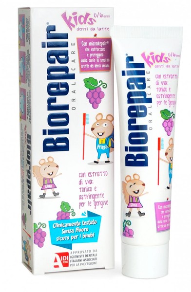 BIOREPAIR ЗУБН ПАСТА Д/ДЕТЕЙ KIDS GRAPE/ВИНОГРАД С 0-6 ЛЕТ ЗУБНАЯ ПАСТА ДЕТСКАЯ 50 МЛ №1