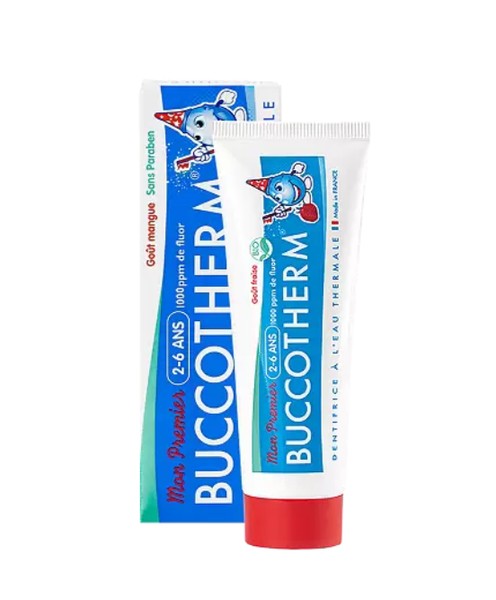 BUCCOTHERM ЗУБН ПАСТА Д/ДЕТЕЙ 2-6 ЛЕТ С ТЕРМАЛ ВОДОЙ СО ВКУСОМ КЛУБНИКИ ЗУБНАЯ ПАСТА ДЕТСКАЯ 50 МЛ №1