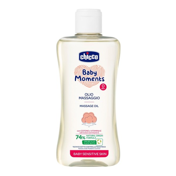 CHICCO BABY MOMENTS МАСЛО МАССАЖНОЕ МАСЛО ДЕТСКОЕ 200 МЛ №1