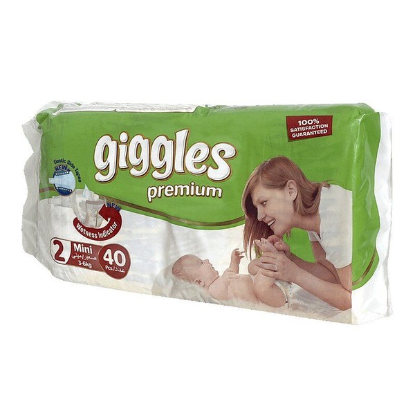 GIGGLES PREMIUM ПОДГУЗНИКИ ДЕТСКИЕ MINI (Р2) 3-6КГ ПОДГУЗНИКИ ДЕТСКИЕ №40