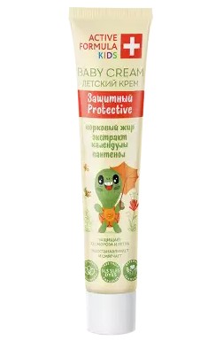 ACTIVE FORMULA KIDS КРЕМ ДЕТСКИЙ ЗАЩИТНЫЙ С КАЛЕНДУЛОЙ И НОРКОВЫМ ЖИРОМ КРЕМ ДЛЯ НАРУЖНОГО ПРИМЕНЕНИЯ [ДЛЯ ДЕТЕЙ] 44 МЛ №1