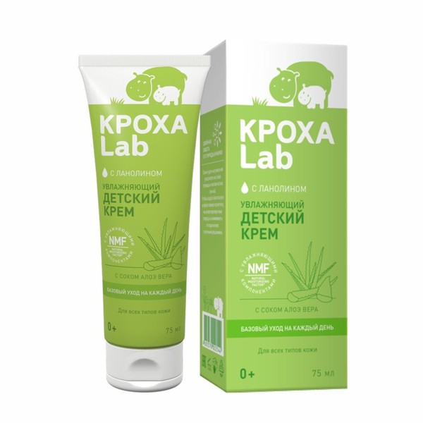 КРОХА LAB КРЕМ ДЕТ БАЗОВЫЙ УХОД УВЛАЖНЯЮЩИЙ КОСМЕТИЧЕСКИЙ КРЕМ 75 МЛ №1