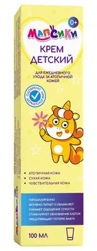МАПСИКИ КРЕМ Д/ТЕЛА ДЕТСКИЙ Д/ЕЖЕДНЕВНОГО УХОДА ЗА АТОПИЧНОЙ КОЖЕЙ 0+ КРЕМ ДЛЯ НАРУЖНОГО ПРИМЕНЕНИЯ [ДЛЯ ДЕТЕЙ]  100 МЛ №1
