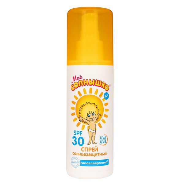 МОЕ СОЛНЫШКО СПРЕЙ СОЛНЦЕЗАЩИТНЫЙ SPF30 КОСМЕТИЧЕСКИЙ СПРЕЙ 100 МЛ №1