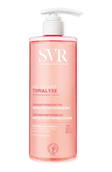 SVR TOPIALYSE ГЕЛЬ ОЧИЩАЮЩИЙ ДЛЯ ЛИЦА И ТЕЛА ДЛЯ СУХОЙ ЧУВСТВИТЕЛЬНОЙ КОЖИ КОСМЕТИЧЕСКИЙ ГЕЛЬ  400 МЛ №1