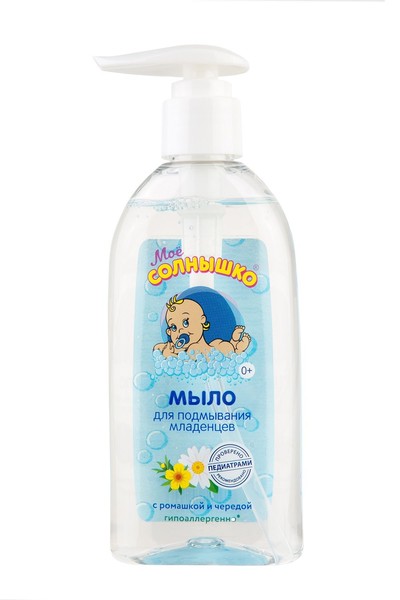 МОЕ СОЛНЫШКО МЫЛО Д/ПОДМЫВАНИЯ МЛАДЕНЦЕВ РОМАШКА/ЧЕРЕДА МЫЛО ЖИДКОЕ ДЕТСКОЕ 400 МЛ №1