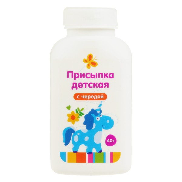 GENEL ПРИСЫПКА ДЕТСКАЯ С ЧЕРЕДОЙ КОСМЕТИЧЕСКИЙ ТАЛЬК 40 Г №1
