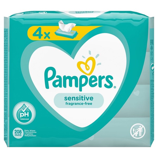 PAMPERS SENSITIVE САЛФЕТКИ ДЕТСКИЕ ВЛАЖНЫЕ САЛФЕТКИ ВЛАЖНЫЕ ДЕТСКИЕ   №208
