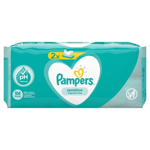 PAMPERS SENSITIVE САЛФЕТКИ ДЕТСКИЕ ВЛАЖНЫЕ САЛФЕТКИ ВЛАЖНЫЕ ДЕТСКИЕ   №104