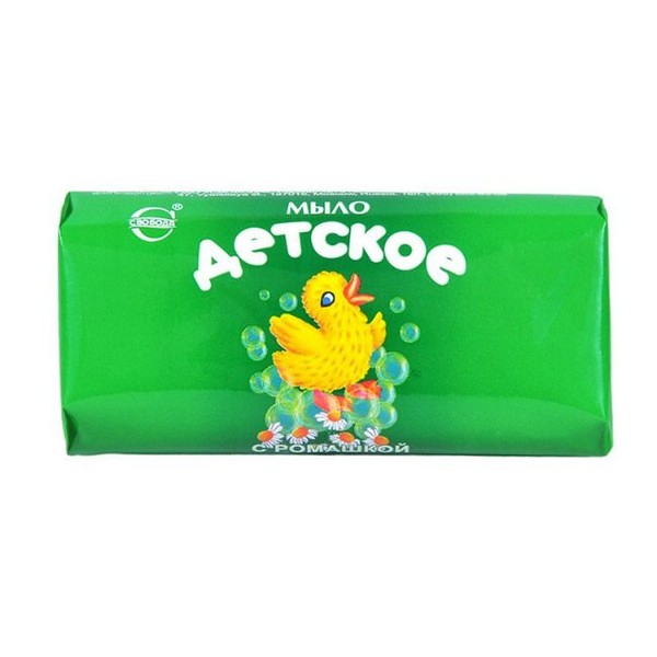 СВОБОДА МЫЛО ДЕТСКОЕ С ЭКСТРАКТОМ РОМАШКИ КОСМЕТИЧЕСКОЕ МЫЛО 100 Г №1