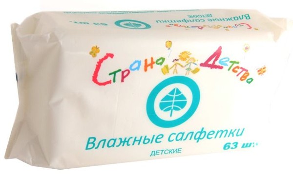 СТРАНА ДЕТСТВА САЛФЕТКИ ВЛАЖНЫЕ ДЕТСКИЕ САЛФЕТКИ ВЛАЖНЫЕ ДЕТСКИЕ   №63