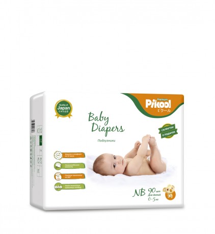 PIKOOL PREMIUM ПОДГУЗНИКИ ДЕТСКИЕ Р. NB (0-5КГ) ПОДГУЗНИКИ ДЕТСКИЕ    №90