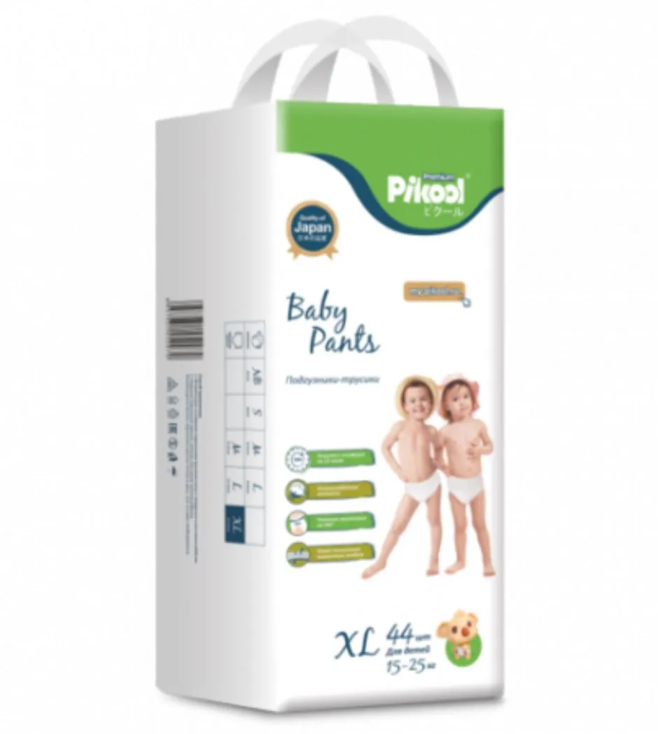 PIKOOL PREMIUM ПОДГУЗНИКИ-ТРУСИКИ ДЕТСКИЕ Р. XL (15-25КГ) ПОДГУЗНИКИ ДЕТСКИЕ-ТРУСЫ №44