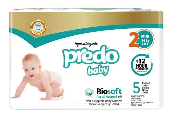 PREDO BABY ПОДГУЗНИКИ ДЕТСКИЕ BIOSOFT Р. 2/MINI (3-6 КГ) ПОДГУЗНИКИ ДЕТСКИЕ    №5