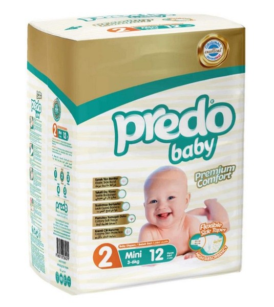 PREDO BABY ПОДГУЗНИКИ ДЕТСКИЕ Р. 2/MINI (3-6 КГ) ПОДГУЗНИКИ ДЕТСКИЕ    №12
