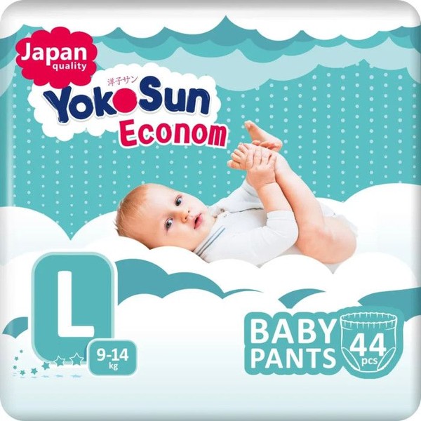 YOKOSUN ECONOM ПОДГУЗНИКИ-ТРУСИКИ L (9-14КГ) ПОДГУЗНИКИ ДЕТСКИЕ-ТРУСЫ №44