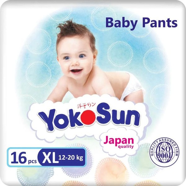 YOKOSUN ПОДГУЗНИКИ-ТРУСИКИ XL (12-20КГ) ПОДГУЗНИКИ ДЕТСКИЕ-ТРУСЫ №16