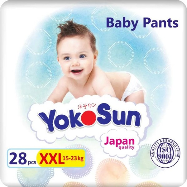 YOKOSUN ПОДГУЗНИКИ-ТРУСИКИ XXL (15-23КГ) ПОДГУЗНИКИ ДЕТСКИЕ №28