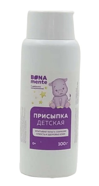 BONA MENTE ПРИСЫПКА ДЕТСКАЯ Б/ДОБАВОК ПРИСЫПКА ДЛЯ ДЕТЕЙ  100 Г №1