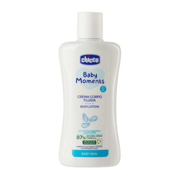 CHICCO BABY MOMENTS ЛОСЬОН Д/ТЕЛА С МИНДАЛЬНЫМ МОЛОЧКОМ ЛОСЬОН ДЛЯ ТЕЛА 200 МЛ №1