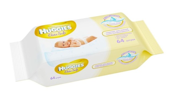 HUGGIES ELITE SOFT ВЛАЖНЫЕ САЛФЕТКИ ДЕТСКИЕ Б/ОТДУШЕК САЛФЕТКИ ВЛАЖНЫЕ ДЕТСКИЕ №64