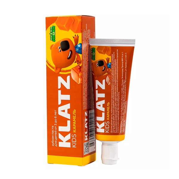 KLATZ KIDS ЗУБН ПАСТА ДЛЯ ДЕТЕЙ МИ-МИ-МИШКИ КАРАМЕЛЬ ЗУБНАЯ ПАСТА ДЕТСКАЯ 40 МЛ №1