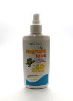 KRASSA LIMPOPO KIDS МОЛОЧКО Д/ЗАЩИТЫ ДЕТЕЙ ОТ СОЛНЦА SPF 60+ МОЛОЧКО СОЛНЦЕЗАЩИТНОЕ  150 МЛ №1