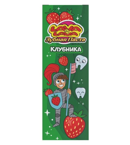 LAVALAVA ЗУБН ПАСТА ДЕТСКАЯ КЛУБНИКА 6-14 ЛЕТ ЗУБНАЯ ПАСТА ДЕТСКАЯ 50 МЛ №1