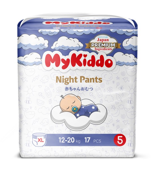 MYKIDDO NIGHT ТРУСИКИ-ПОДГУЗНИКИ ДЕТСКИЕ Р. 5/ XL (12-20 КГ) ПОДГУЗНИКИ ДЕТСКИЕ-ТРУСЫ №17