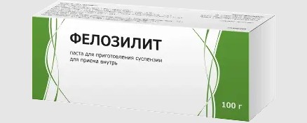 ФЕЛОЗИЛИТ ПАСТА ДЛЯ ПРИГОТОВЛЕНИЯ СУСПЕНЗИИ ДЛЯ ПРИЕМА ВНУТРЬ  100 Г №1
