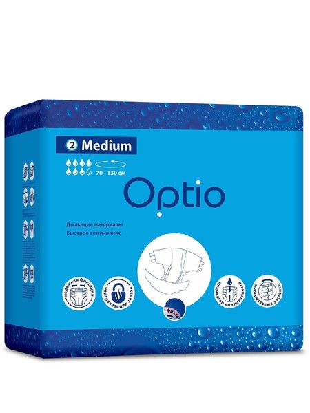OPTIO ПОДГУЗНИКИ ДЛЯ ВЗРОСЛЫХ Р M ПОДГУЗНИКИ УРОЛОГИЧЕСКИЕ    №3